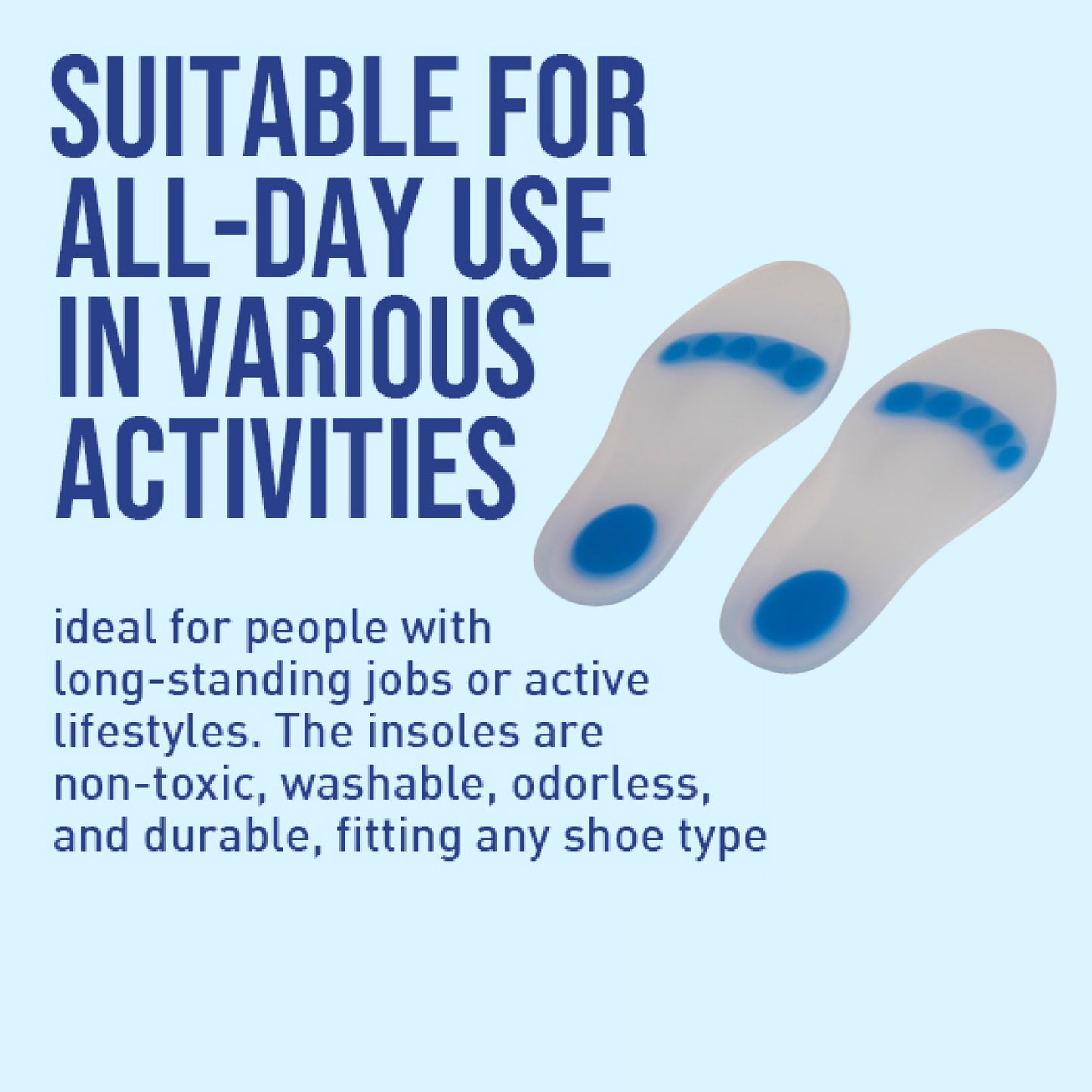 AK562-Aktive Support 562 Silicon Full insole Metatarsal