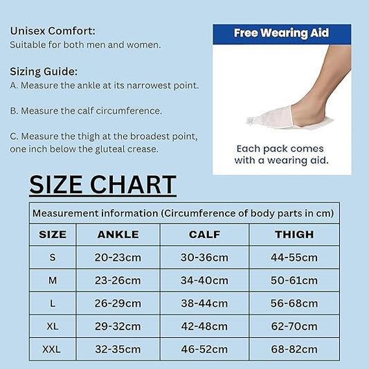 AK593-BK-Aktive Support Compression Stocking-Below Knee Class 2