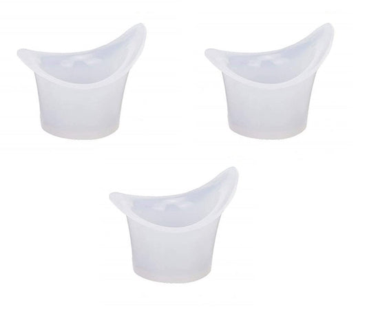 AKL029_1- Silicon (Eye Wash Cup - Pack of 3)