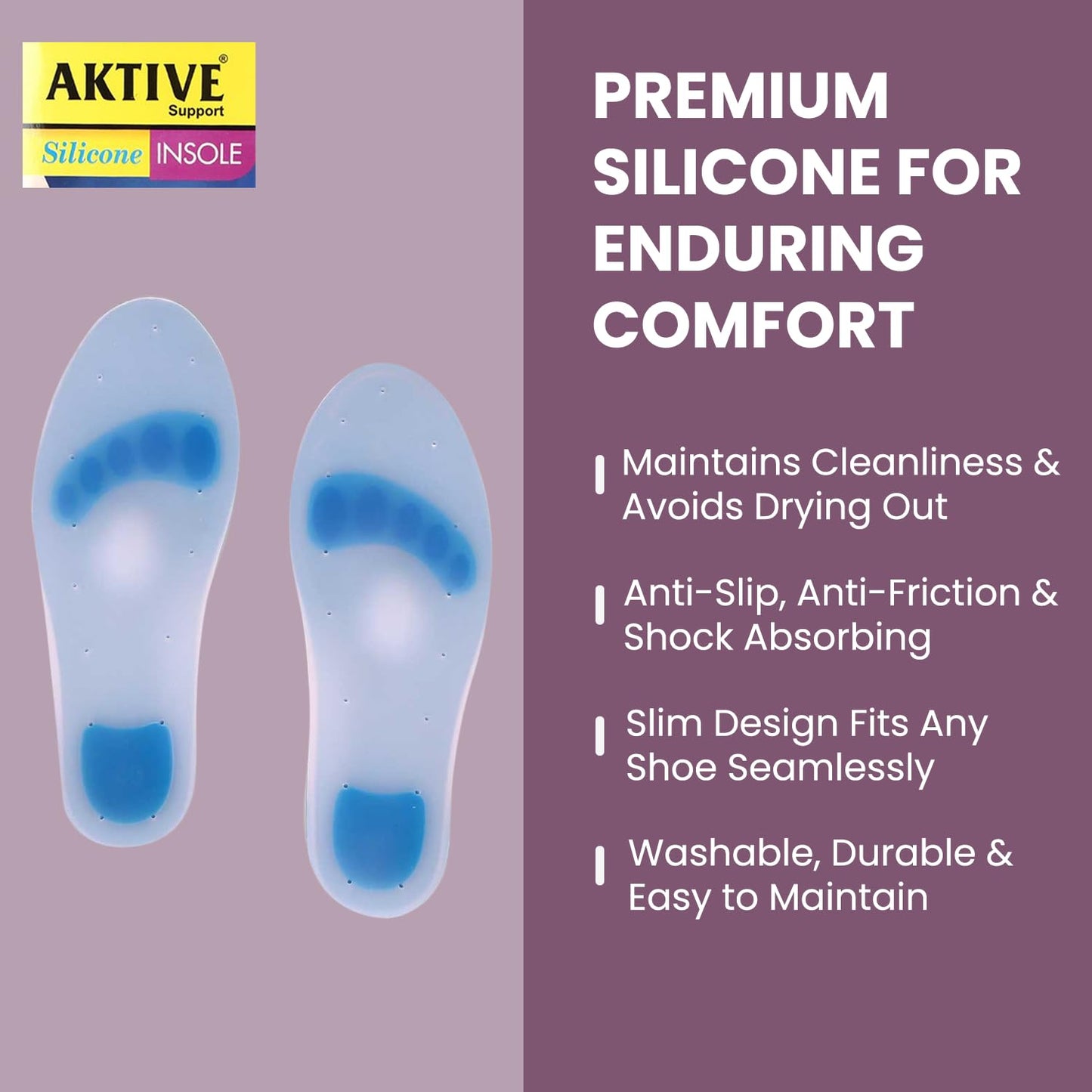 AK562-Aktive Support 562 Silicon Full insole Metatarsal